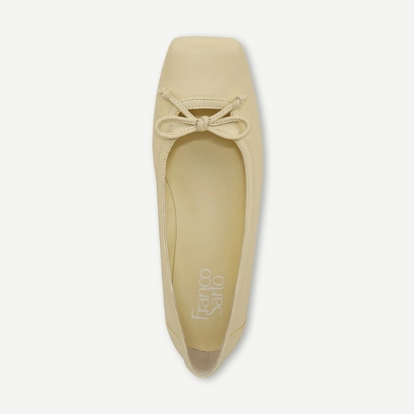 💛🔹️Franco Sarto🔹️lemonade Yellowb Leather Imara Ballet Flat - Picture 4 of 7